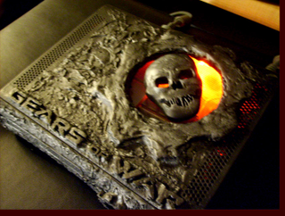 Illustration for article titled Someone's Dragon Collection Melted on this Gears of War Xbox 360